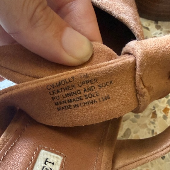 Chelsea & Violet Molly Brown Suede Bow Mules - Picture 6 of 6